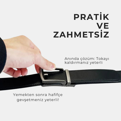 Lovrenz Otomatik Tokalı Kemer Hakiki Deri